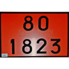 Placa Número ONU 80 1823